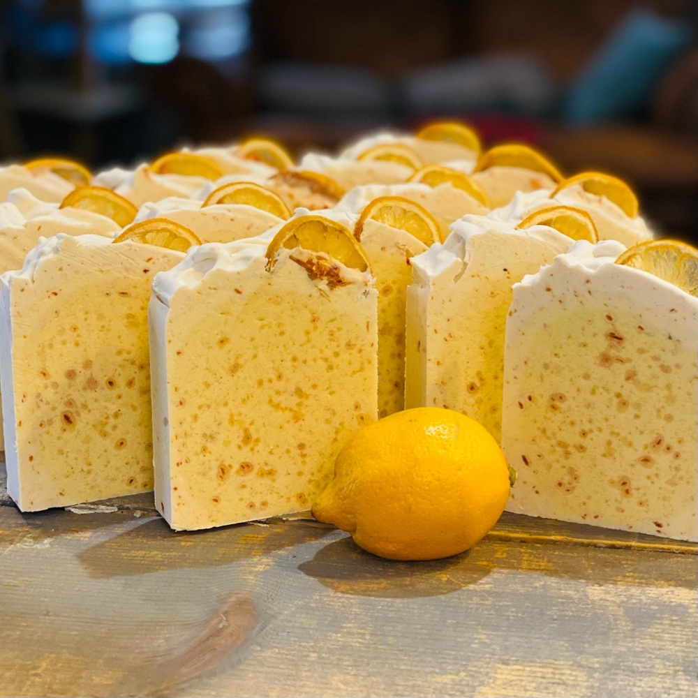🍋 Lemon Zest Goat Milk & Cream Essential Lather - Picture 4 of 5